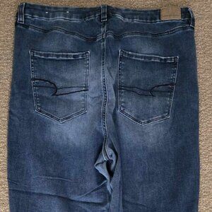 American Eagle AE Curvy Highest Rise Jegging Next Level Stretch Jeans 18 Reg
